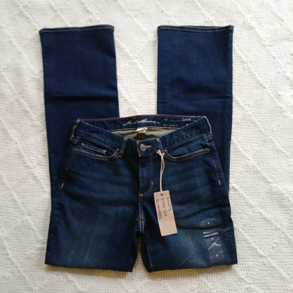 SALE! NWT Stayshape Curvy Boot Cut Sz 4 Blue Jeans - Picture 1 of 7